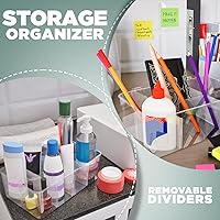 Vista 6 de Utopia Home - Organizador de bolsas de té con tapas, (1 unidad) Caja de almacenamiento transparente para despensa - Organizadores de partición