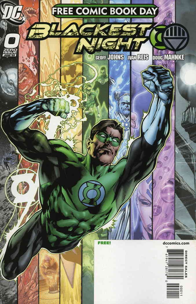 dcコミックス　ブラッケストナイト Amazon.com: Blackest Night #0 VF ; DC comic book | Green Lantern