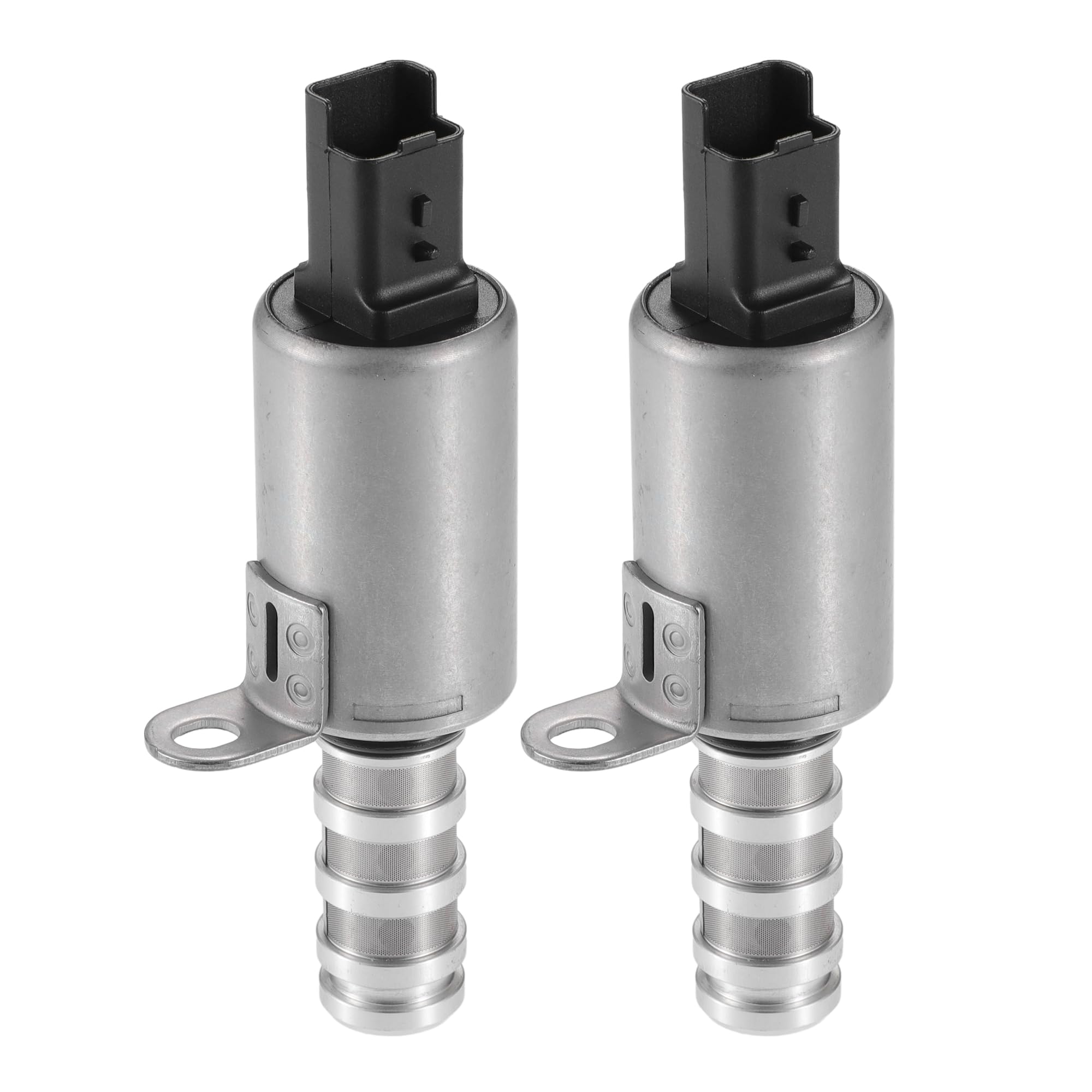 2 Piezas Válvula De Control De Aceite Vvt Para Mini Cooper 02-15 | Para Mini Cooper Countryman 2011-2016 Y Paceman 2013-2016, Plateado Metálico, Metal Y Plástico, Oe:11367566652/11367587760