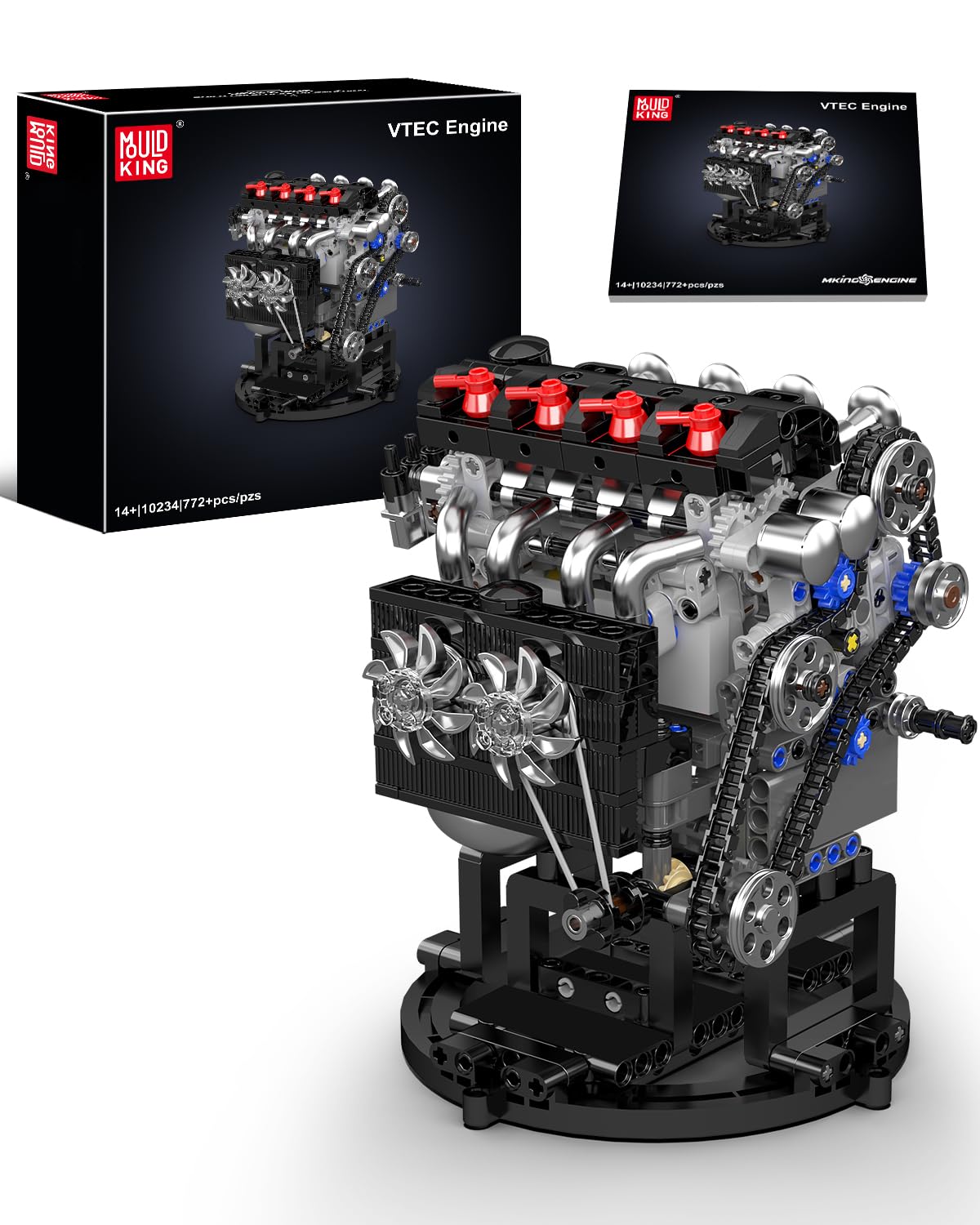 Mould King 10234 Auto Motor Bausteine Modell, 772 Teile Car