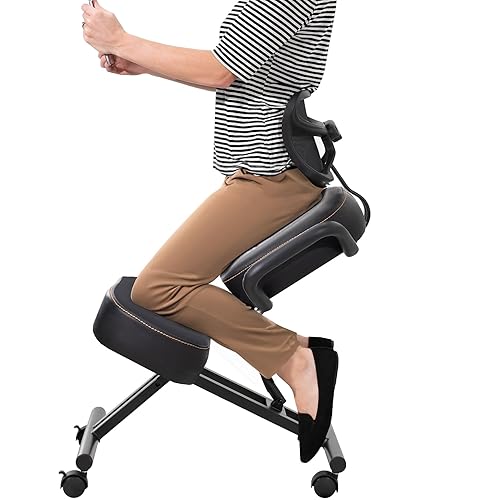 VIVO DRAGONN DN-CH Kneeling Chair, Metal, Black, One Size Fits