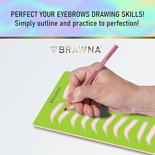 Miniatura 9 de BRAWNA Plantilla de práctica de tatuaje de rubor labial con piel de práctica rosa  Plantilla de rubor labial para tatuaje de labios  Suministros de