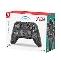 Vista 4 de HORI Wireless HORIPAD (The Legend of Zelda Edition) Pro Controller with Motion Control for Nintendo Switch - Officially Licensed by Nintendo