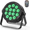 14 مصباح LED Par Can Stage Lights 84W RGBW 4-in-1 DMX 48 Channel Disco Light للحفلات، 7 أوضاع إضاءة مع جهاز تحكم عن بعد DJ Lights لـ Bnad Bar Wedding Club KTV [فئة الطاقة A]