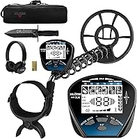 Vista 1 de DR.ÖTEK Detector de metales para adultos, impermeable, kit de detector de oro profesional con mayor precisión, bobina IP68 de 10 pulgadas, 5 modos