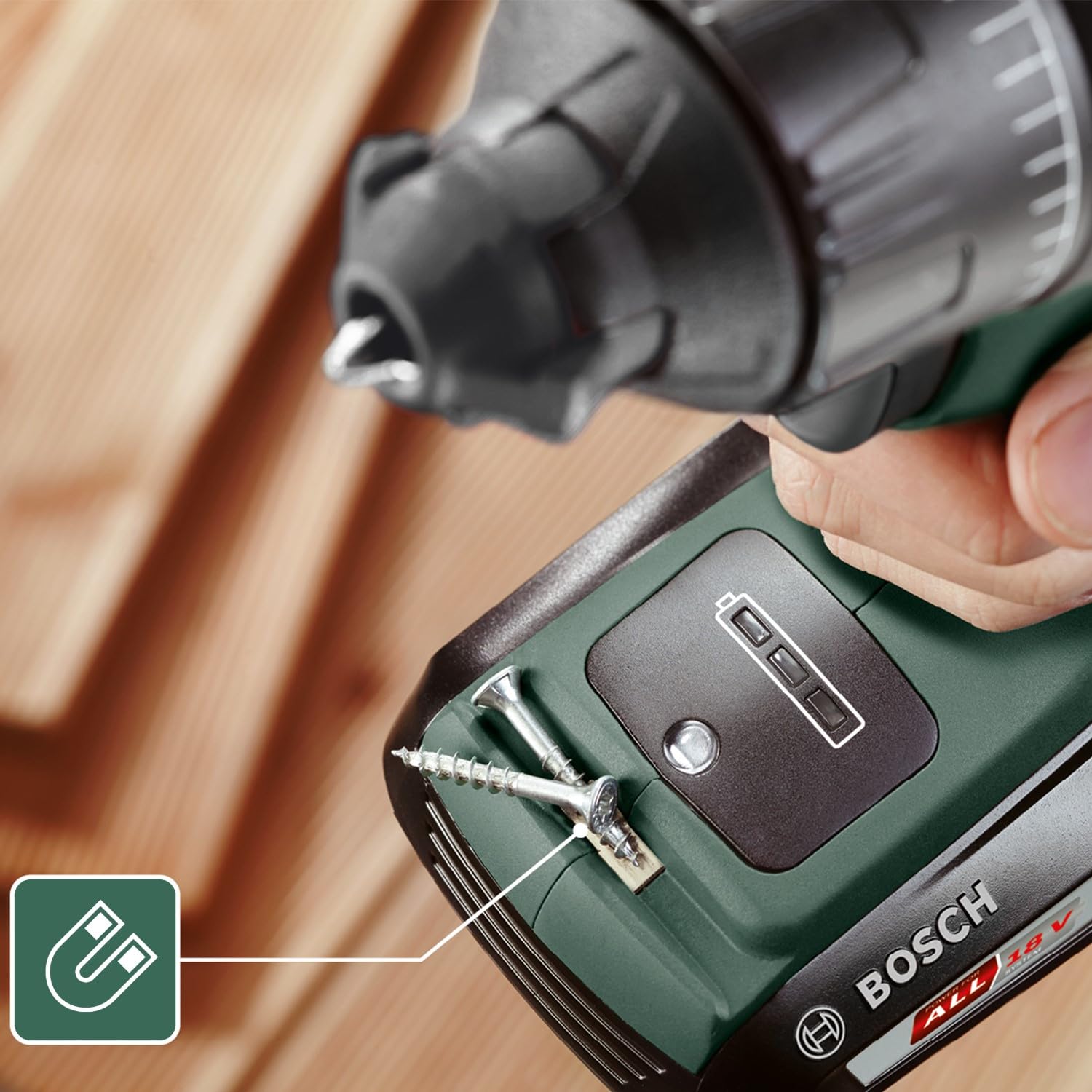 Bosch - Taladro combinado AdvancedImpact 18 (sin batería, sistema de 18 V, en caja)