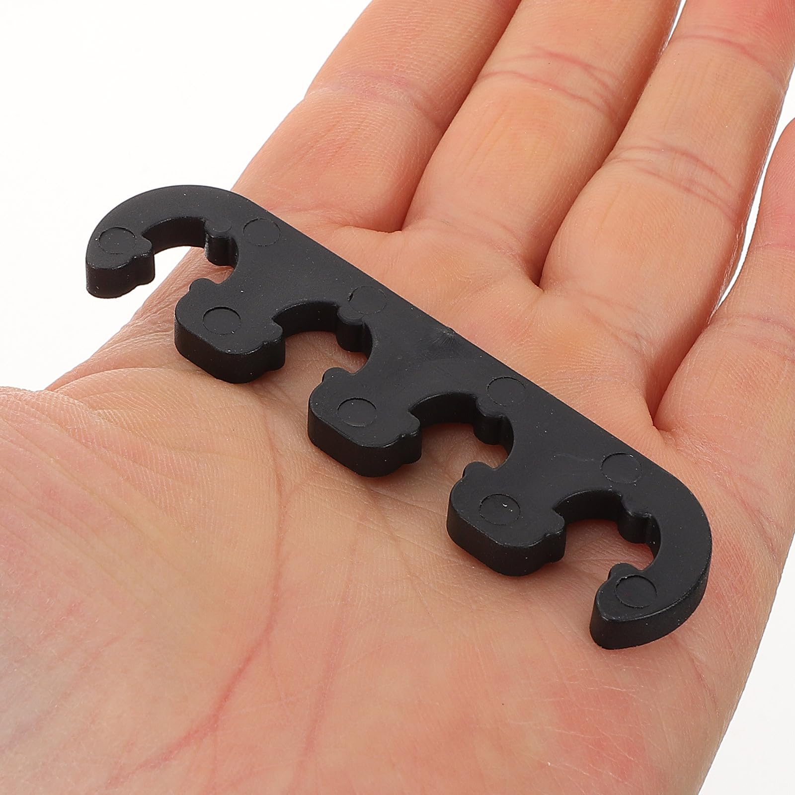 Lot de 3 séparateurs de fil d'allumage pour voitures - 7 mm - Support de câble d'allumage avec clé - Organisation pratique des câbles et protection contre la chaleur