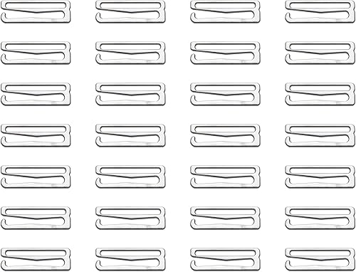 30 piezas de sujetador de traje de baño, correa de repuesto de metal ajustable para trajes de baño, accesorios de costura de lencería