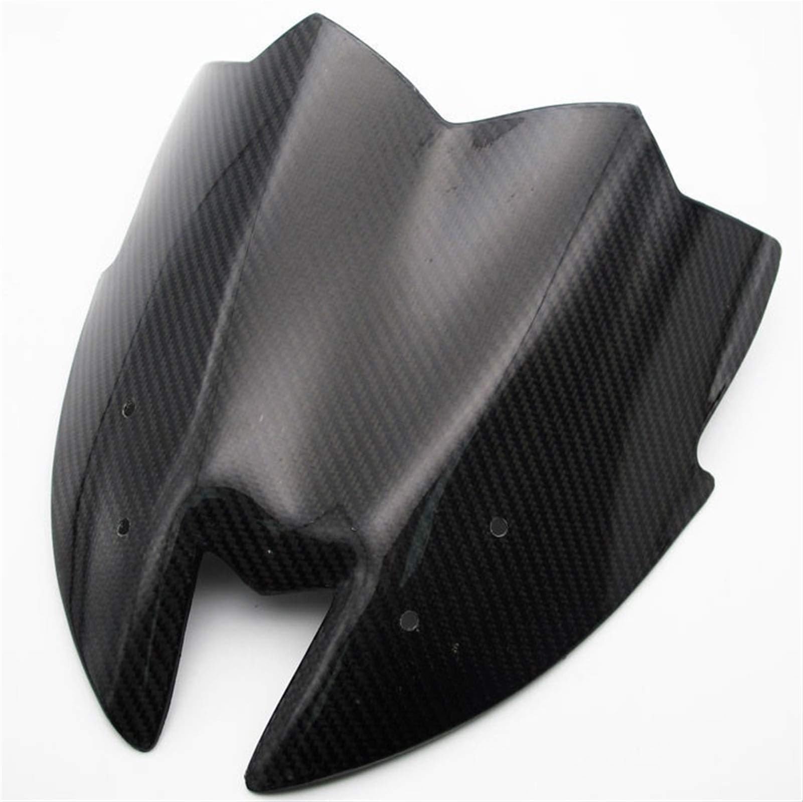 GLoyer Motorcycle Windshield Motorcycle Carbon Fibre Windshield WindScreen Viser Visor Fits Compatible with Kawasaki Z800 2012 2013 2014 2015 2016 Double Bubble
