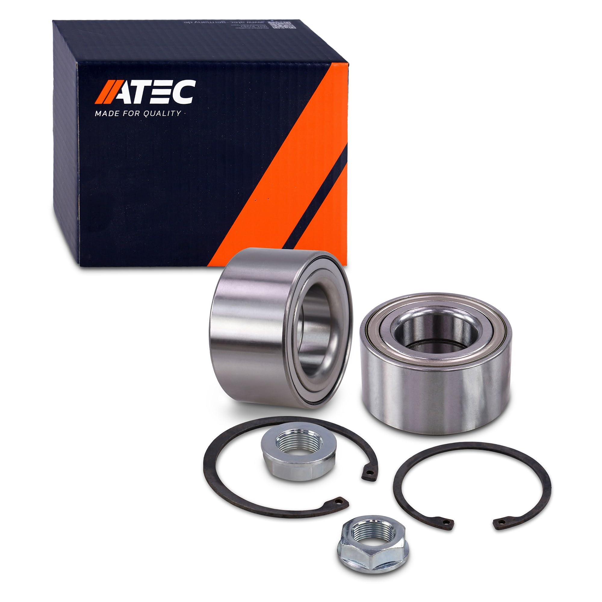 ATEC Germany 2x roulements de roue avant avec capteur ABS Jeu de roulements