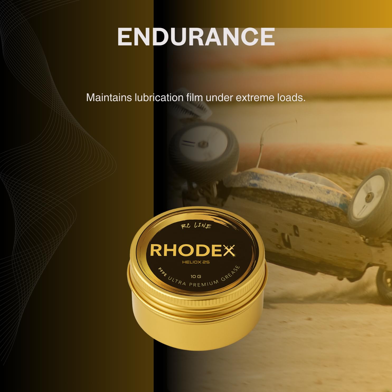 Rhodex RC Line Heliox RC Master Kit, Aerospace-Grade PFPE Lubrication System, Grease - Image 4