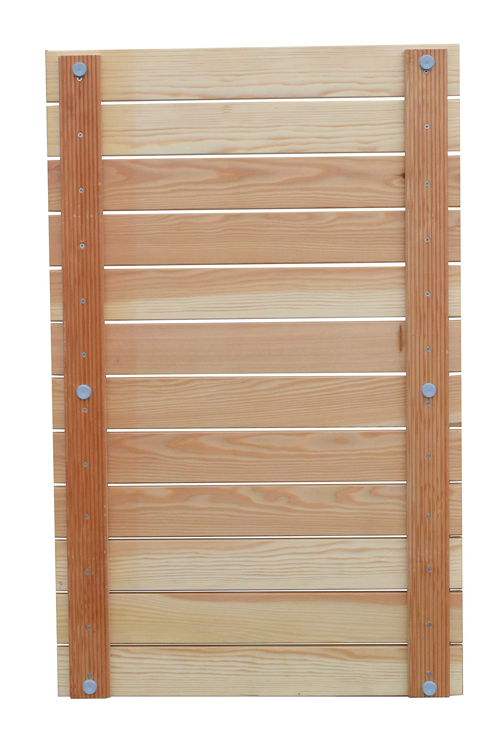 Castelmerlino Caillebotis doccia in larice scelto certificato PEFC 108x68 cm per piatti doccia 120x80 cm