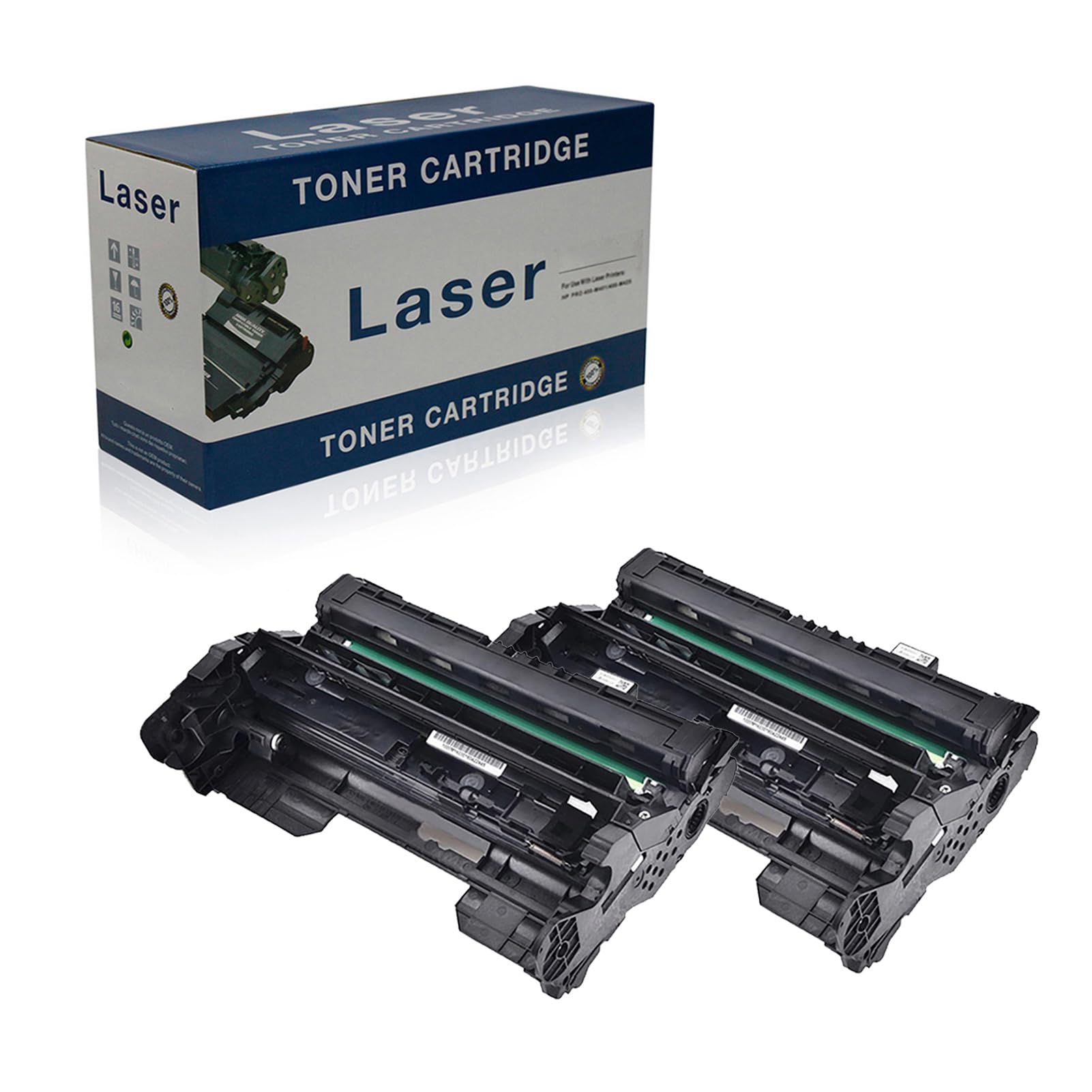 Compatible Drum Unit Replacement for Ricoh SP4500 407324 for Use with Ricoh Aficio SP3600 SP3600DN SP3600SF SP3610SF SP4510DN Printer,(Black-20000 Pages),2 Pack