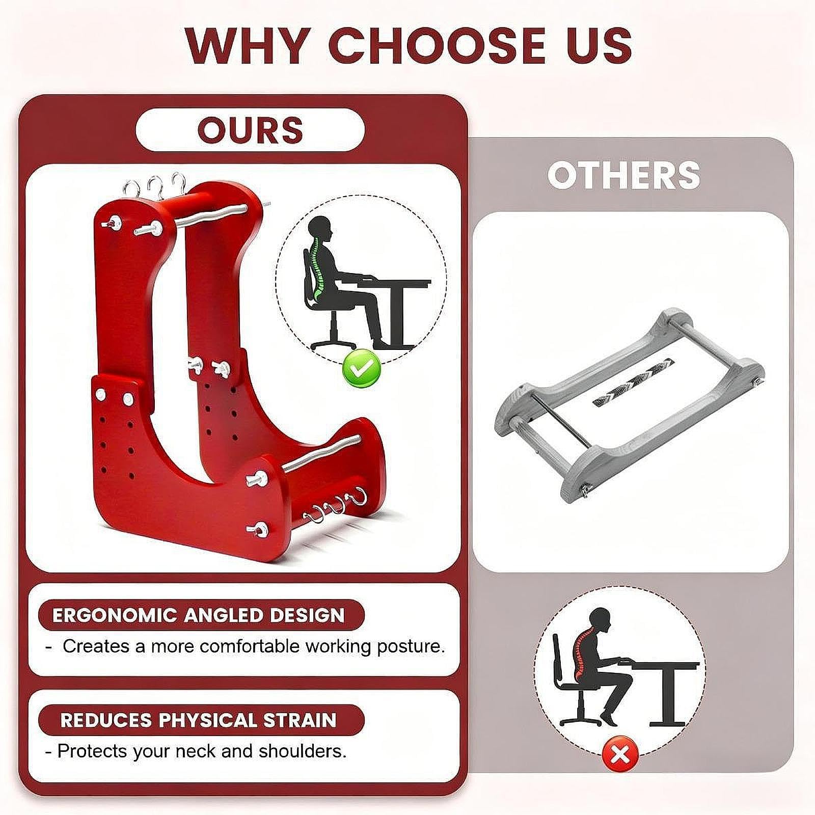 Métier à Tisser Pratique et Flexible : Idéal pour Les Projets de Bricolage, pour Le Bureau Ou comme.