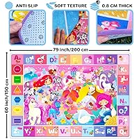 Vista 8 de QUOKKA Multipack de 2 alfombrillas de juego para bebé para el suelo