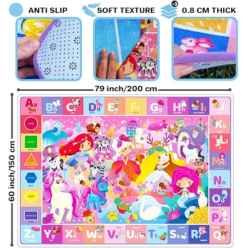 Miniatura 7 de QUOKKA Multipack de 2 alfombrillas de juego para bebé para el suelo