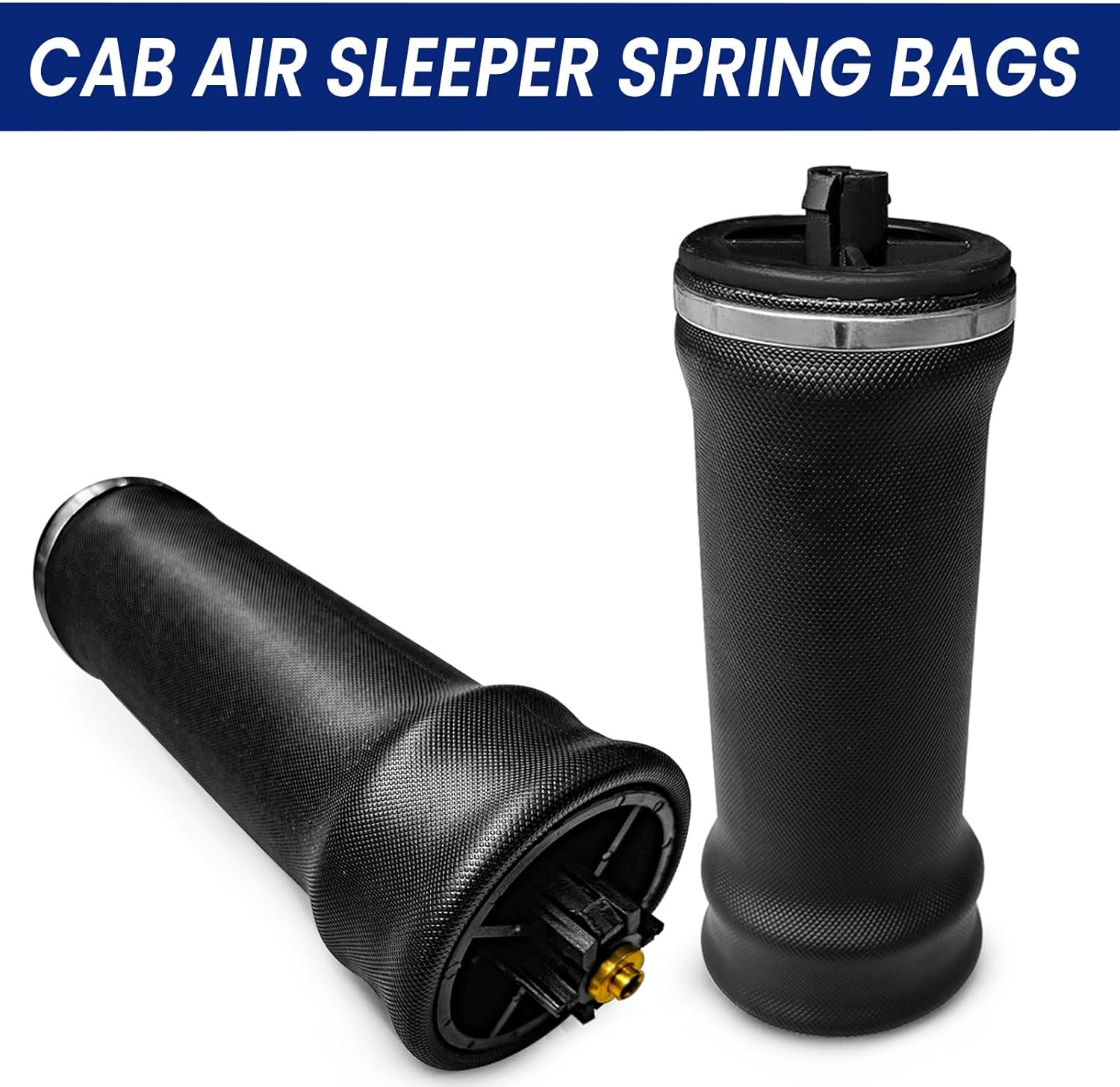 2pcs Cab Sleeper Air Spring Bag Compatible with Firestone W02-358-7215, W02-703-7207, Freightliner 18-40977-000, 18-52651-000, Triangle AS-5215, Goodyear 1S5-175