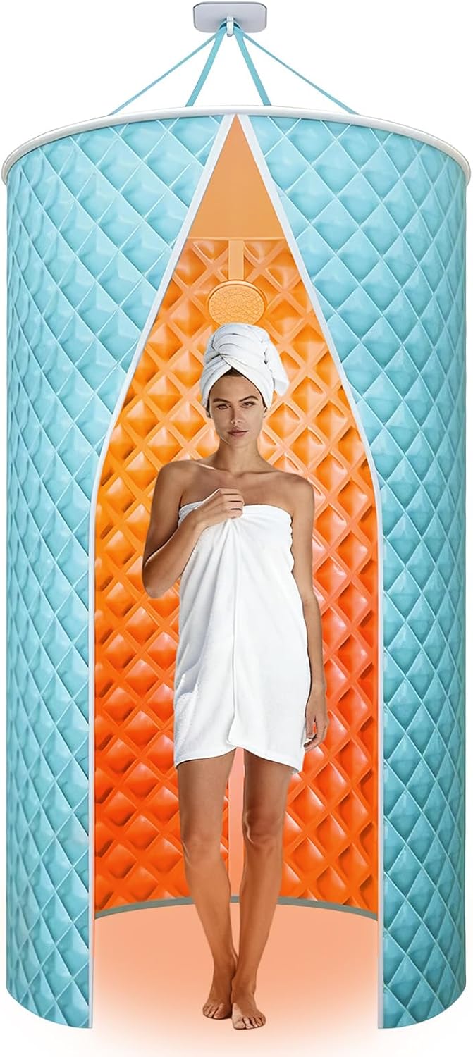 Portable Folding Shower Curtain, Hanging Winter Shower Cover, Waterproof Shower Curtain for Bathrooms & Travel, Easy Installation, Space-Saving, 100x200cm