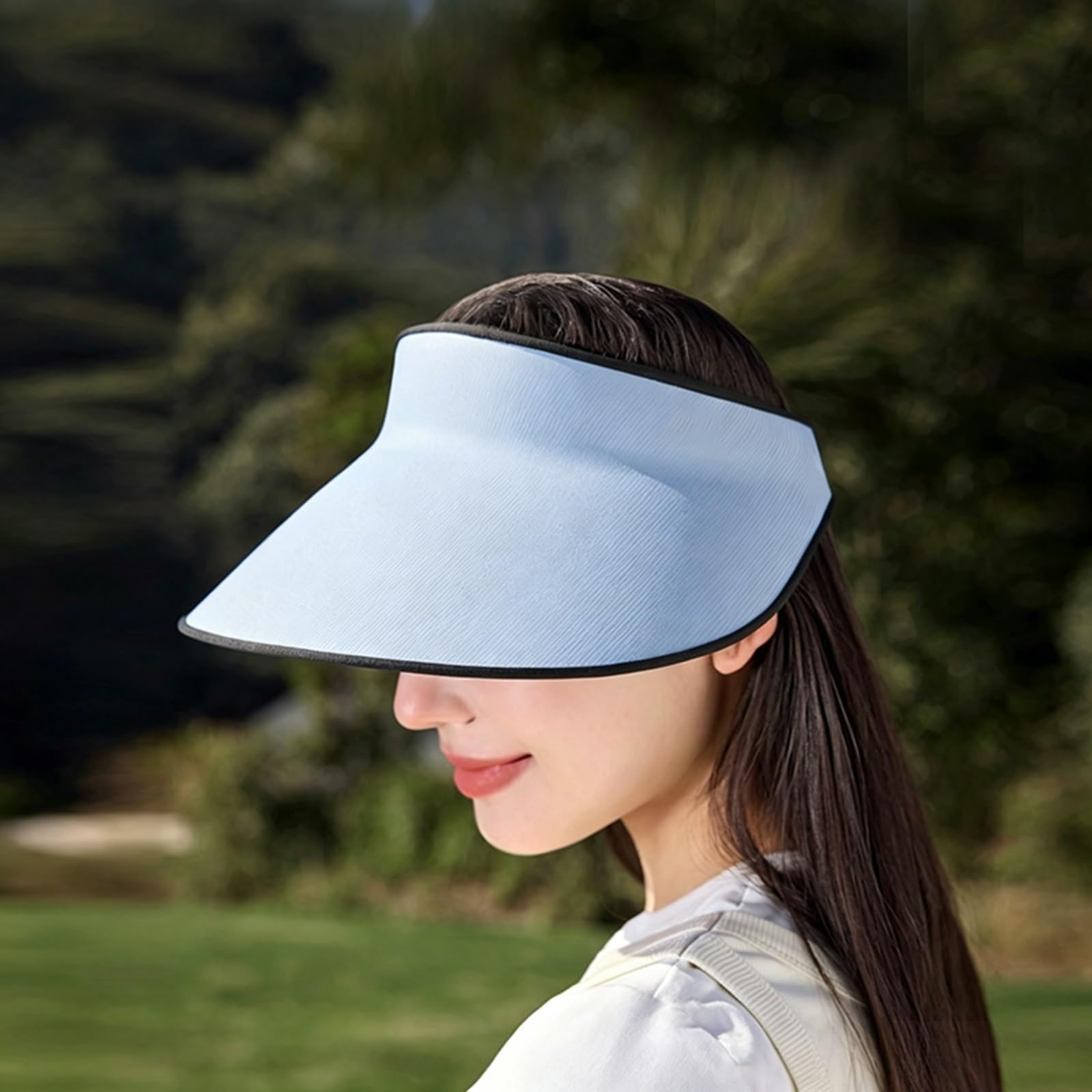 Sombrero Deportivo Ligero y Plegable con ala Ajustable; Adecuado for Deportes Al Aire Libre