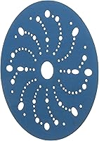 Vista 9 de 3M Hookit 36183 Discos abrasivos azules con múltiples agujeros, preparación de mezcla, preparación de pintura, 6 pulgadas, grado 600, 50 discos/caja