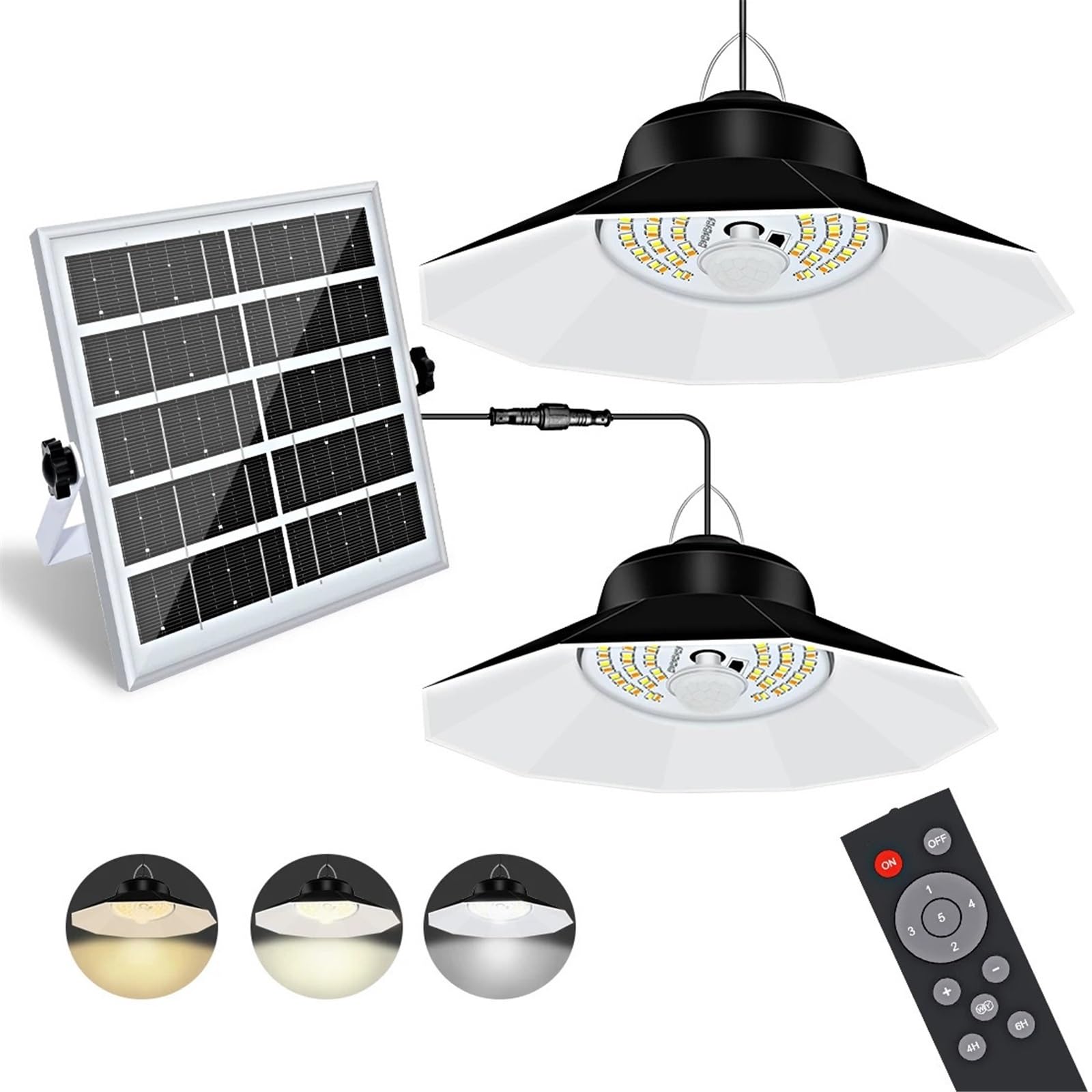 Lampe solaire extérieur intérieur pour illuminer vos soirées de jour comme de nuit - 4