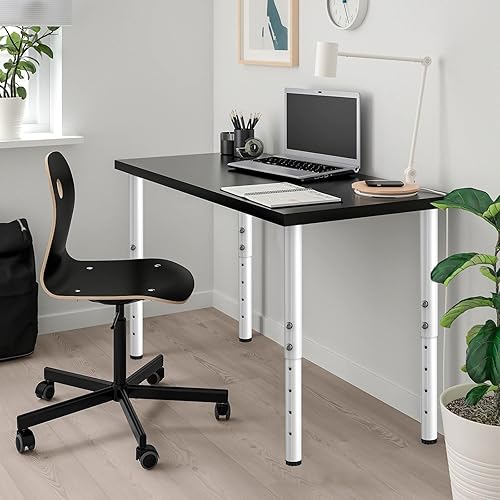 Miniatura 6 de Patas de mesa ajustables, patas de escritorio de metal de altura ajustable, patas ajustables para mesa, computadora, escritorio, mesa de comedor,