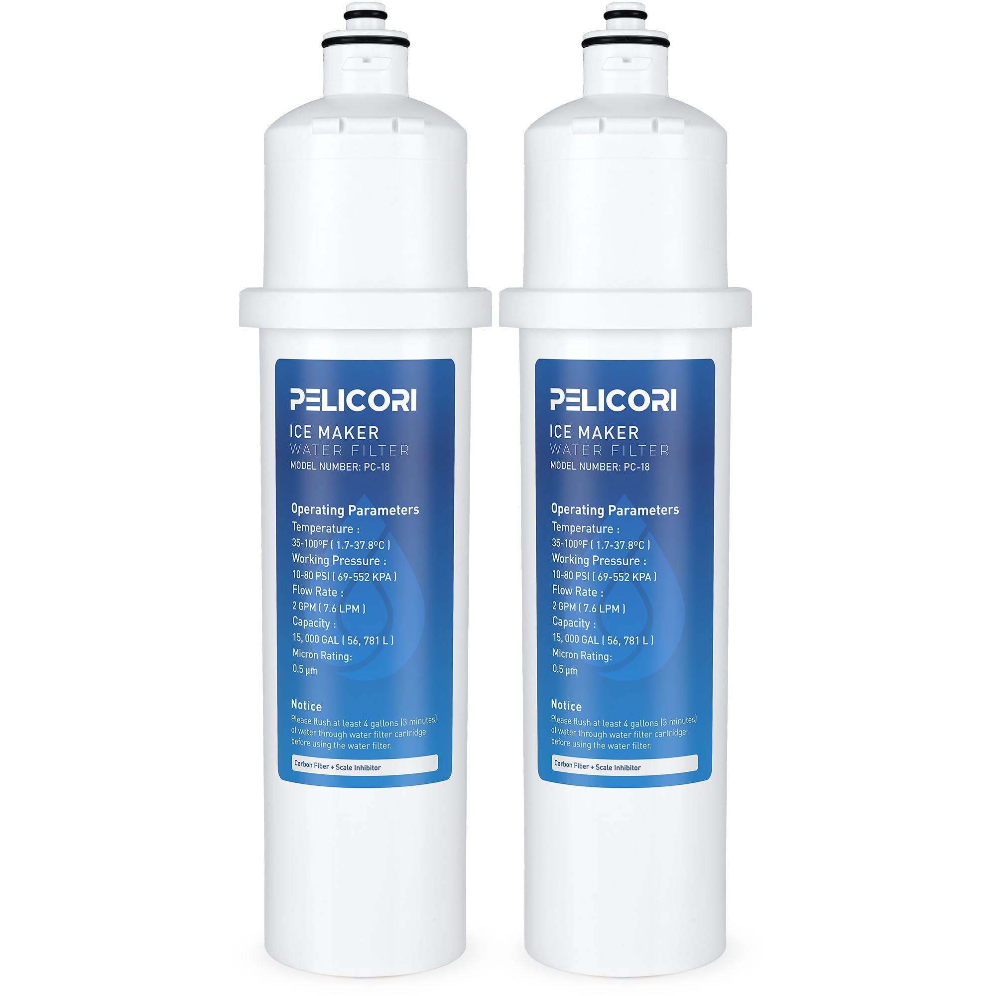 PeliCori APRC1-P Water Filter, Replacement for Scotsman APRC1-P AqualPatrol Plus Filter (2 Pack)