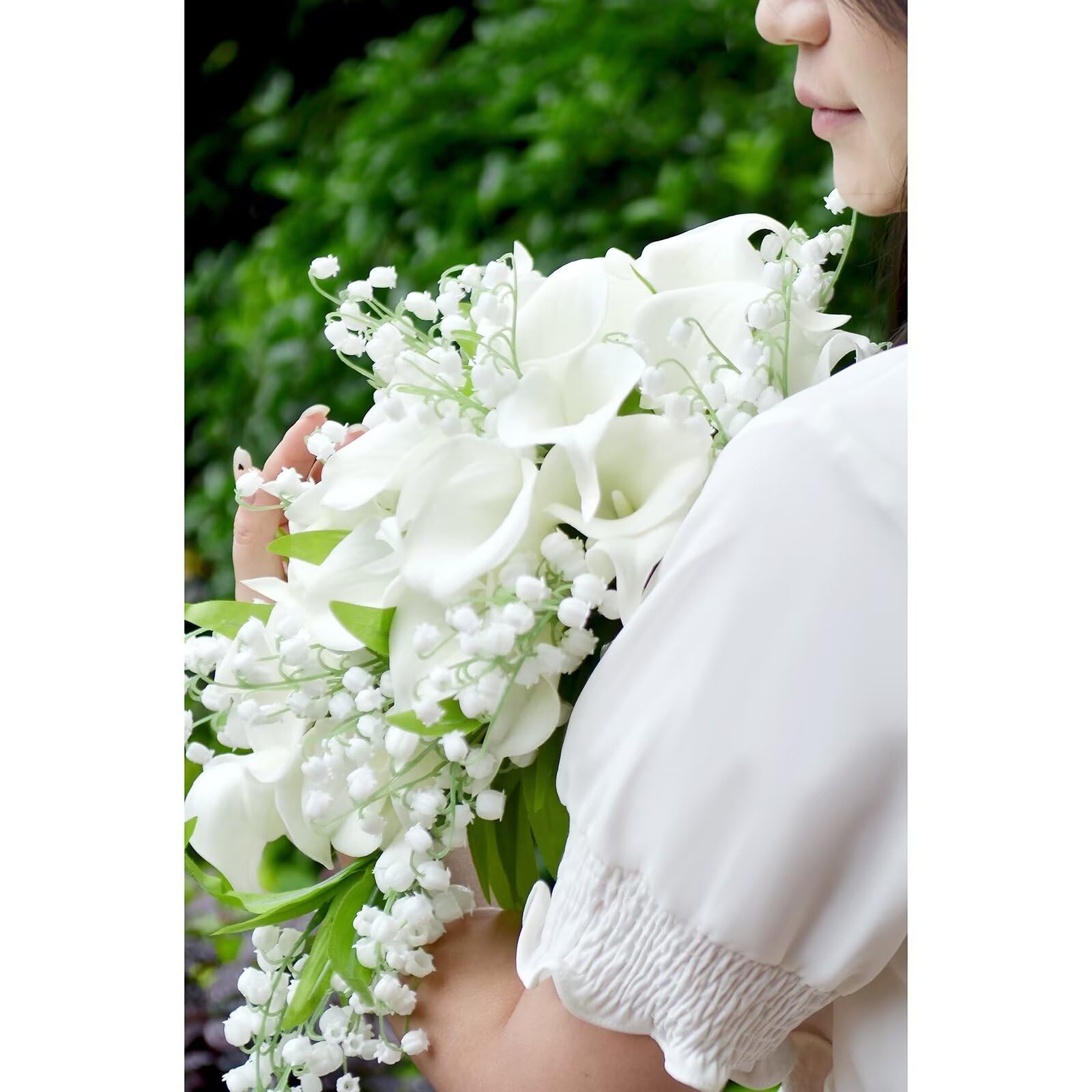 Amazon｜Roahosy オランダカイダカイドリ ウェディングブーケ 花嫁用