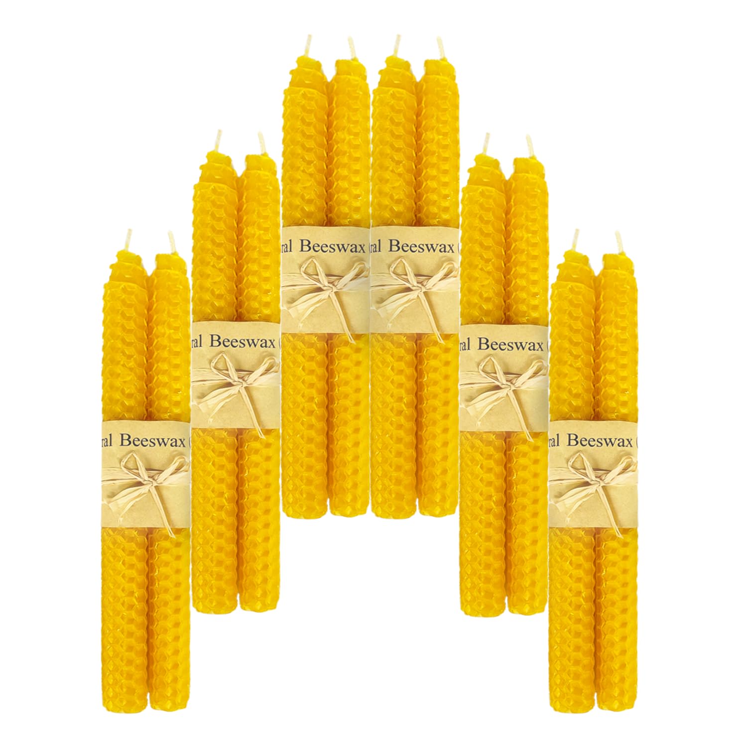 Lacaser Beeswax Tapered Candles
