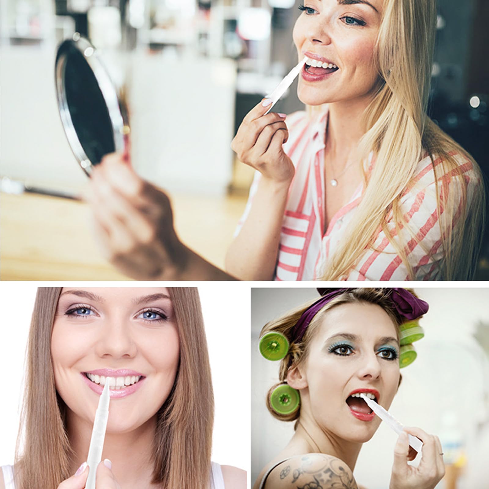 Sonic Glow - Cepillo de dientes automático, kit de blanqueamiento de dientes, cepillo sónico con cabezal de cepillo de repuesto y gel blanqueador, color negro