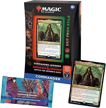 Commander Legends: Battle for Baldur s Gate Commander Deck Exit from Exile + Collector Booster Sample Pack