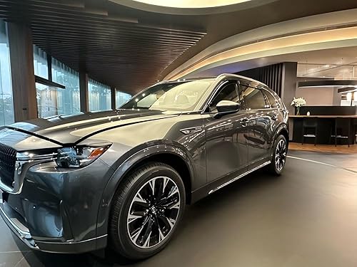 Miniatura 2 de Protectores de lluvia con cinta adhesiva para Mazda CX-90 y CX-70, deflectores de visera lateral Turbo S Select Preferred Plus Premium CX90 CX70 2025