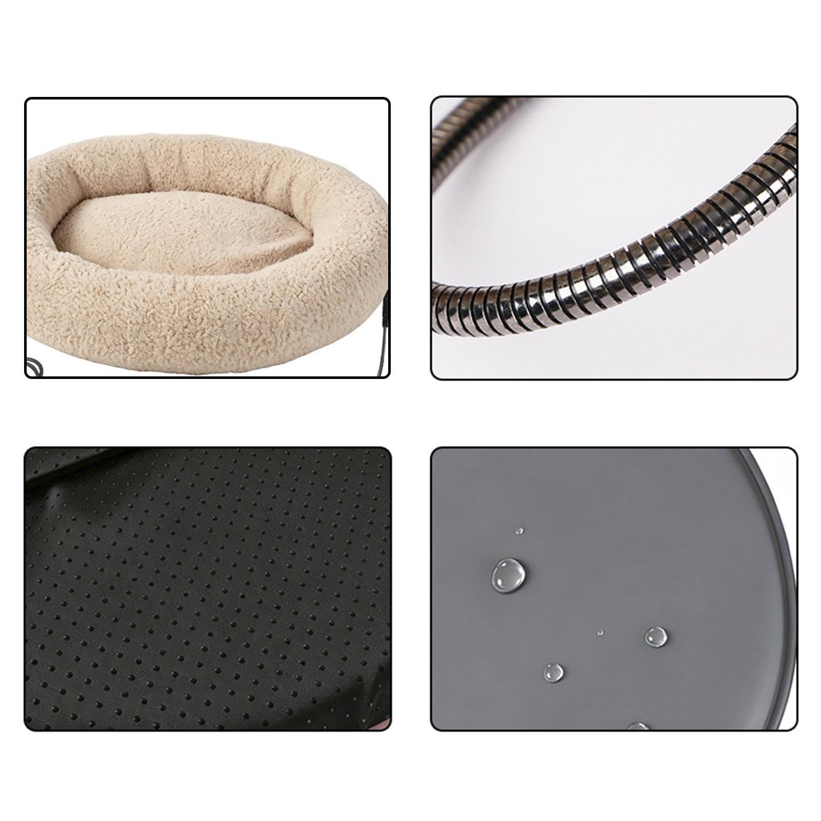 Cuccia Riscaldata per Animali Domestici 3 timer cuscino pet morbido