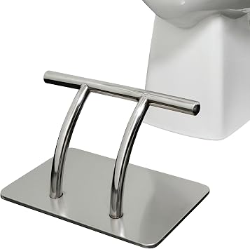 Berkeley Toilet Step Stool Stainless Steel Bathroom Footrest with Slip-Resistant Base Squat Aid for Healthy Bowel Movement Compact, Modern Design 13" Foot Bar for Adults & Kids