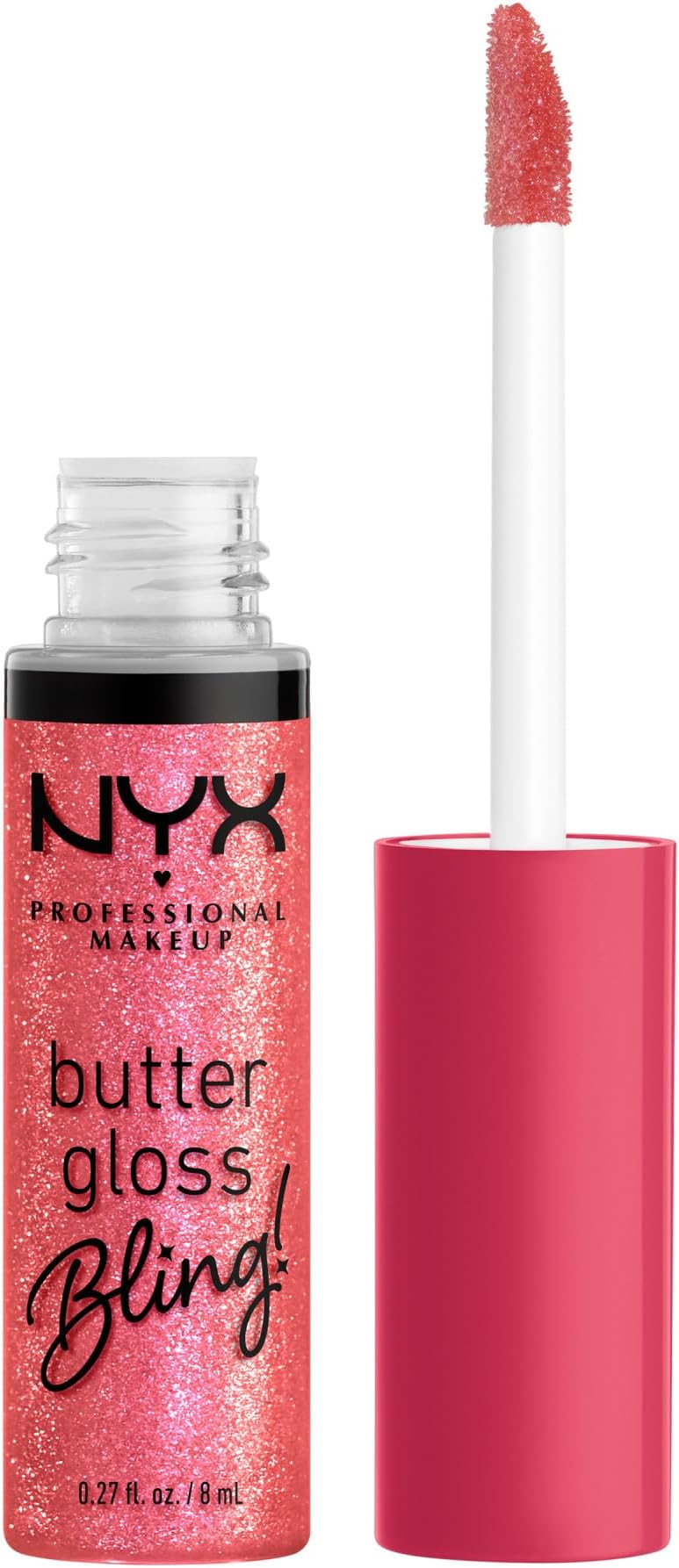 Butter Gloss Bling Lip Gloss, Non Sticky and Shiny Vegan Lip Makeup - She Got Money