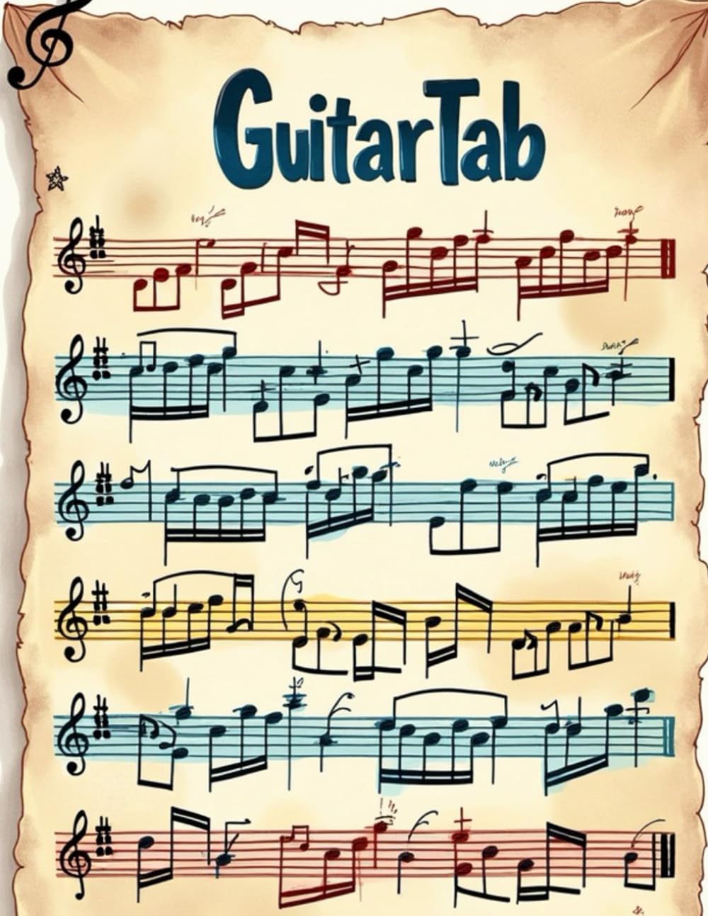 Guitar Tab Workbook for Developing Your Unique Sound