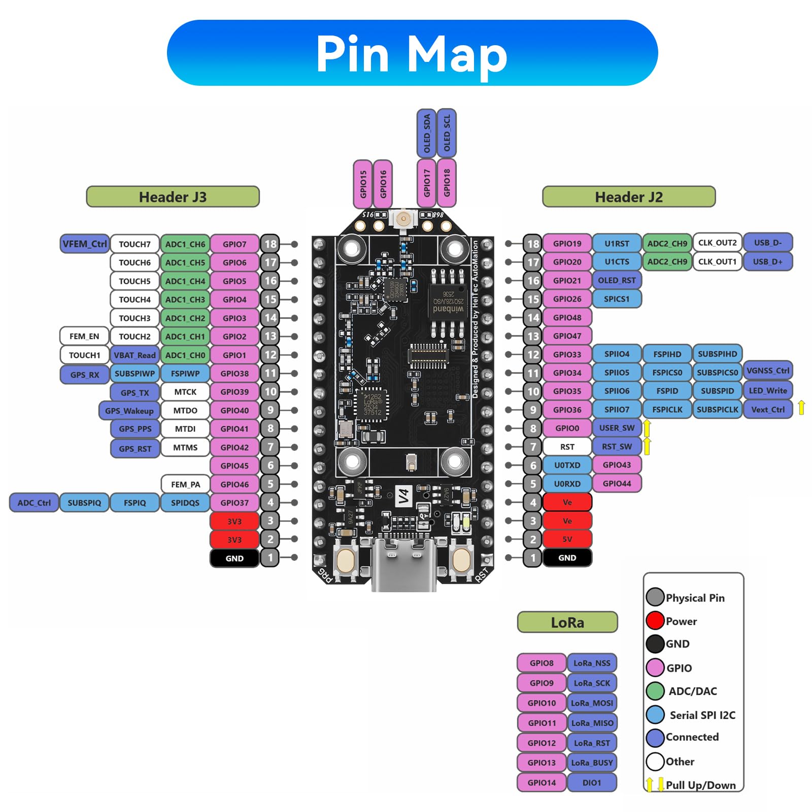1 scheda di sviluppo ESP32 LoRa V4 con batteria da 3000 mAh e set di alloggiamento, supporta WiFi, Bluetooth, trasferimento dati LoRa 868 MHz per Meshtastic LoRaWAN Arduino