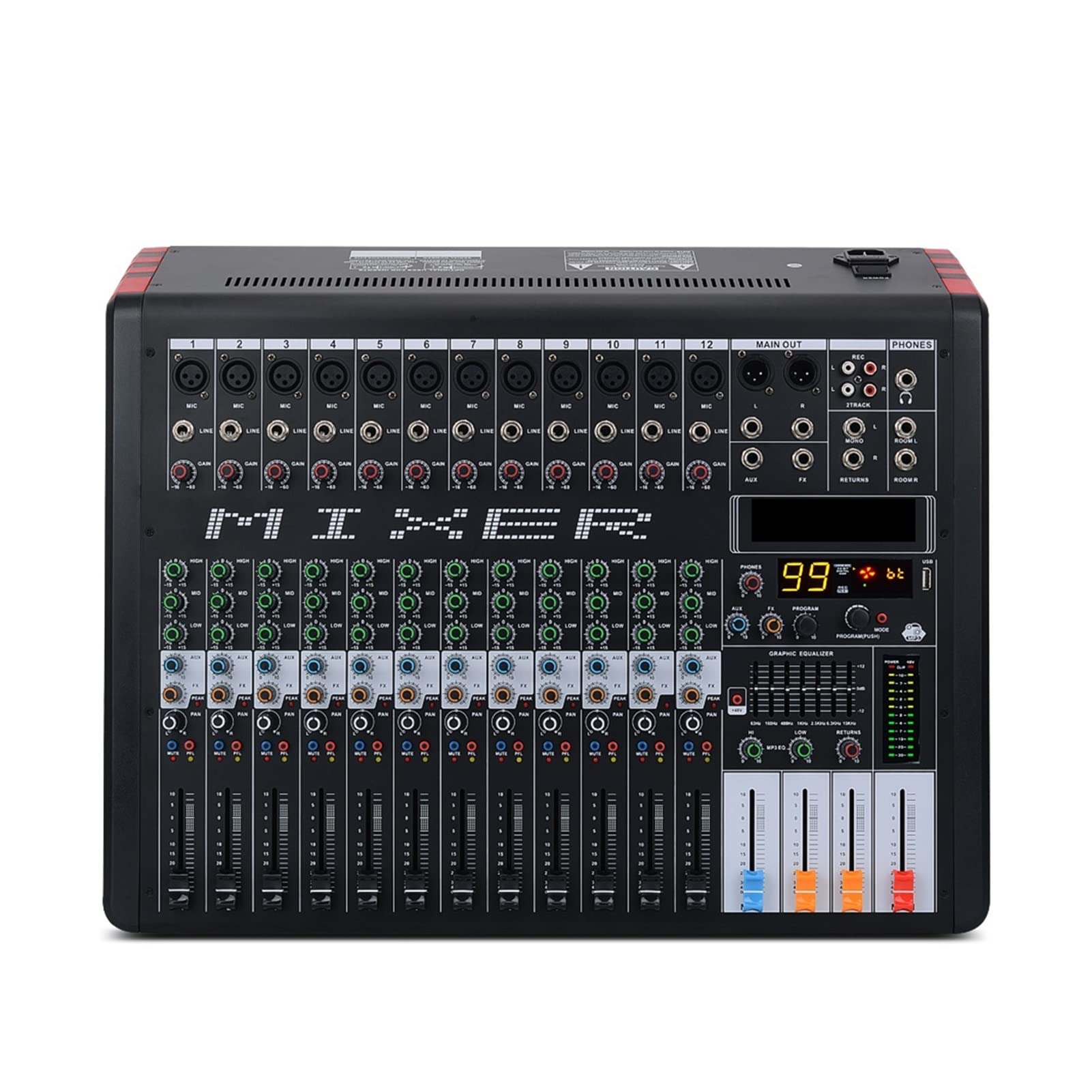 Professional o Mixer 12Channels Professional o Mixer 7 Band