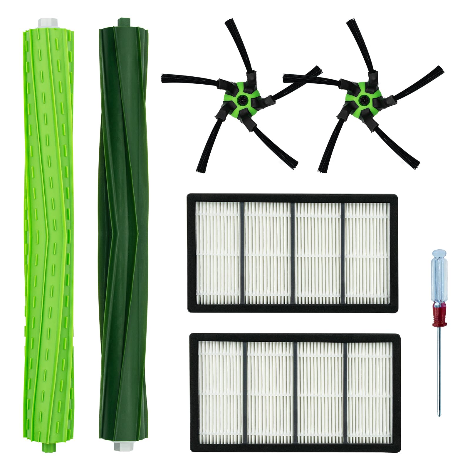 Replacement Parts Accessories for iRobot Roomba S9 (9150) S9+ S9 Plus (9550) S Series Robot Vacuum Replenishment Kit Filter Edge Sweeping Brush Replacement Part for Irobot I Robot Roomba Robot Vacuum