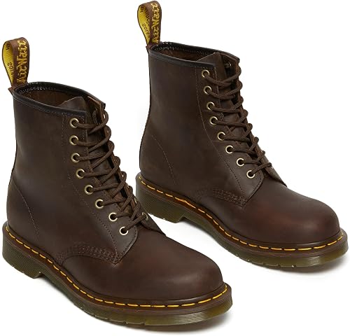 Dr. Martens 8 œillets, Rangers Femme, Gaucho Brun Brun, 42 EU - 5