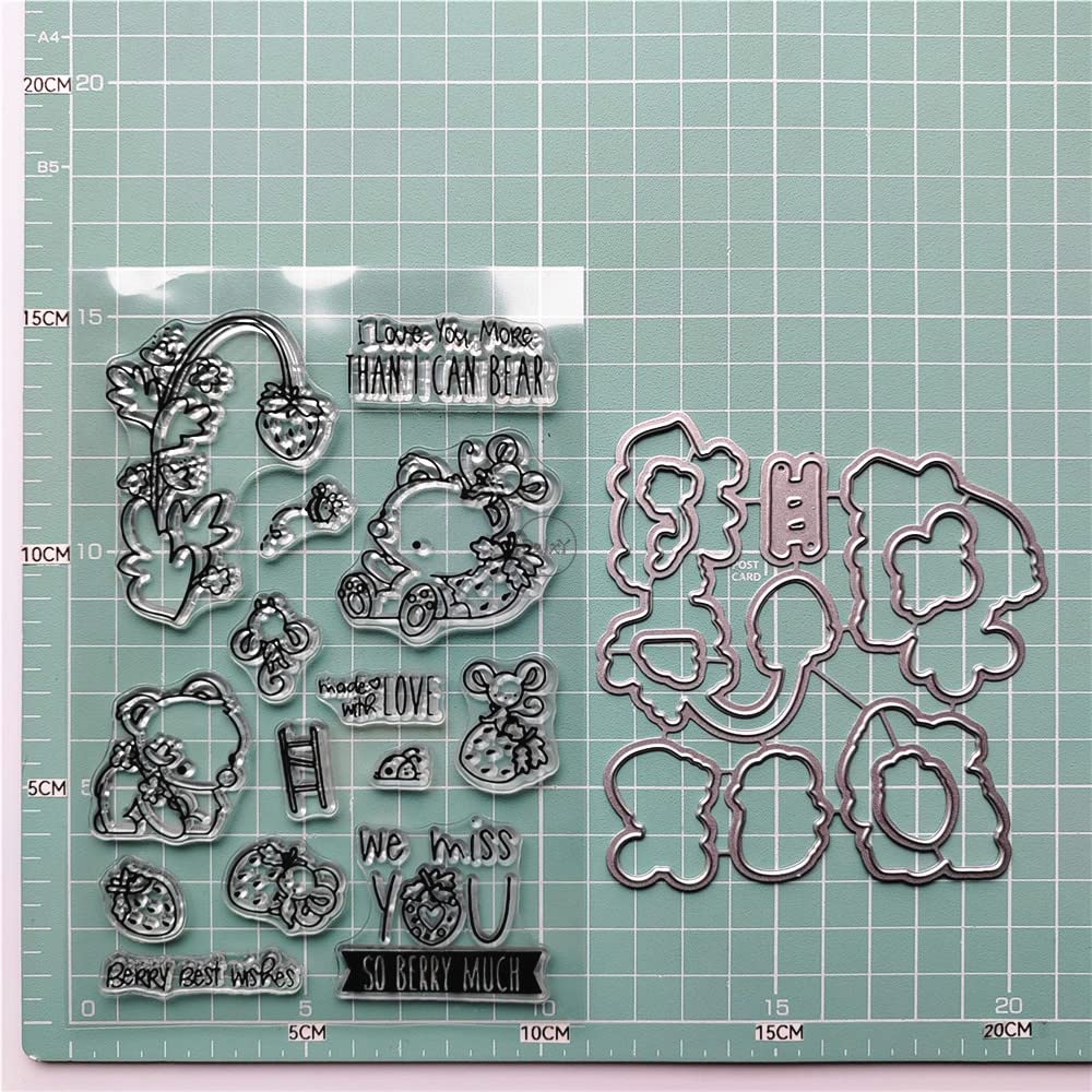 DzIxY Wolken-Stanzformen Set - Metall-Stanzformen Für Kartenbasteln & Scrapbooking