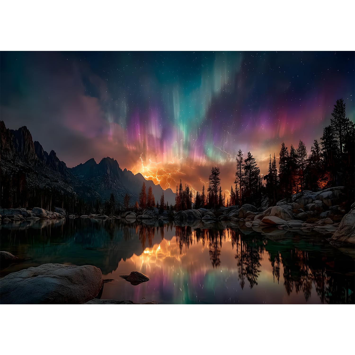 Luneko Jigsaw Puzzles for Adults 1000 Pieces Challenge 28 x 20 inch
