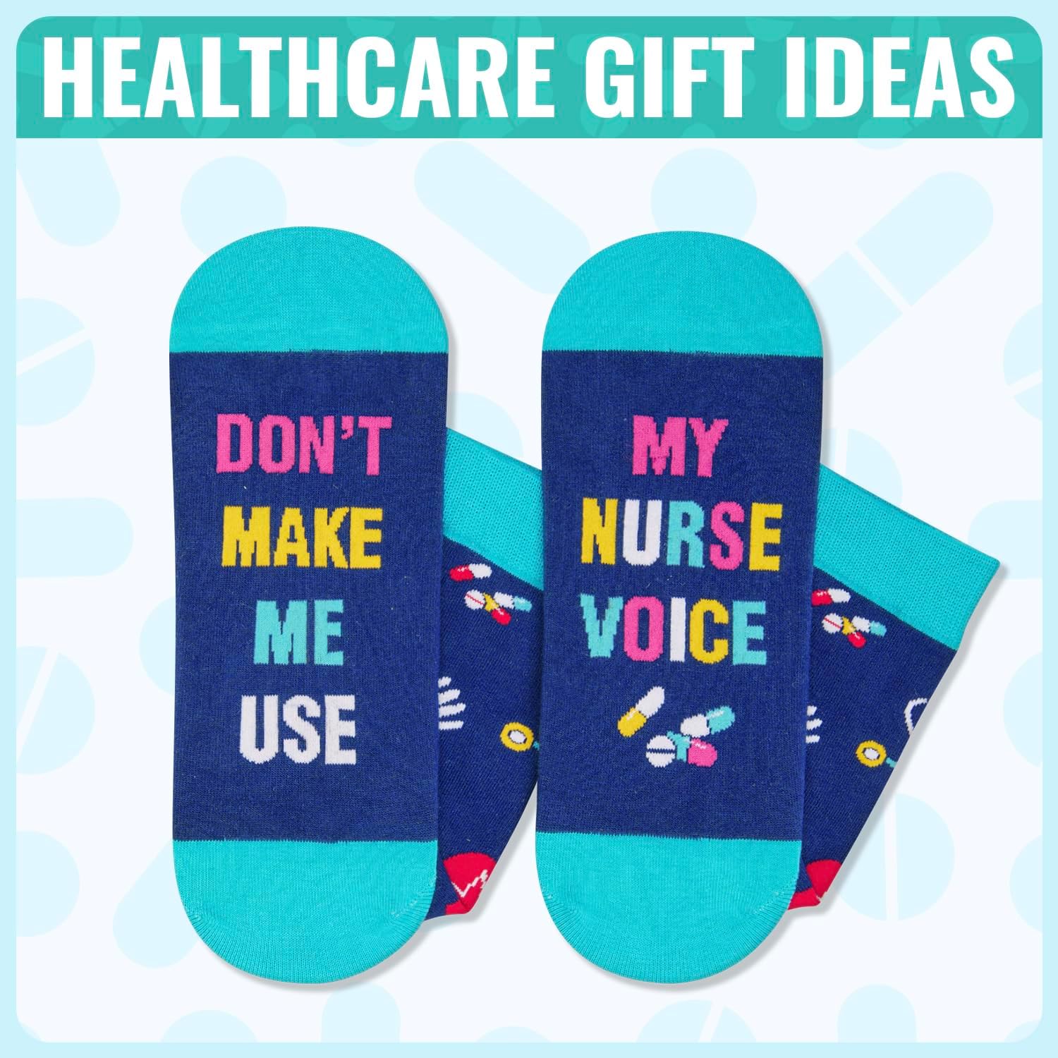 Zmart Nurses Gifts for Men Women - Doctor Pharmacist Therapists Gifts Doctors Nurses Socks - Image 4