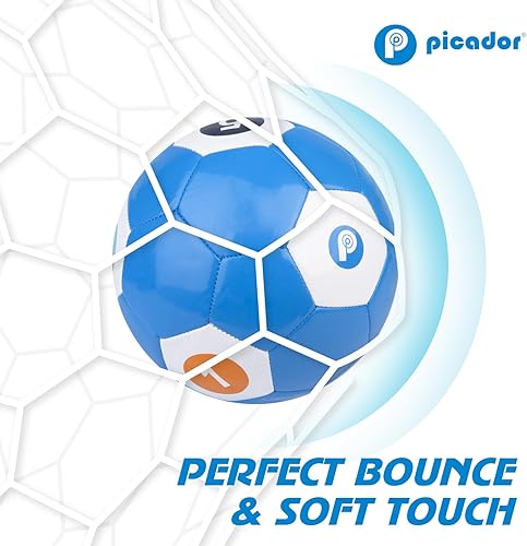 Miniatura 4 de Balón de fútbol de tamaño 3 4, pelota de fútbol brillante para niñas pequeñas para interiores y exteriores, patio trasero, pelota deportiva