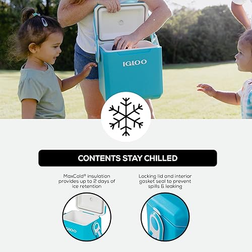 Miniatura 9 de Igloo Enfriador estilo picnic con etiqueta de 11 cuartos de galón demasiado atado