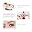 Boobeen Eyebrow Seal Stamp Powder - Waterproof 3 Seconds Eye Make Up Nature Coloring Kit - Creates Natural Looking Brows for Makeup Beginners