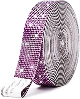 Vista 10 de Tiras autoadhesivas de diamantes de imitación, cinta de diamantes de imitación de 0.079 pulgadas con diamantes de imitación brillantes para teléfono