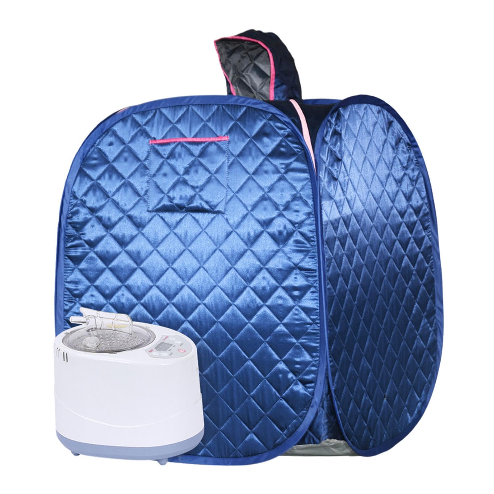 Folding Steam Sauna Tent US Plug Folded SPA Sauna Room for Hotel Gift Travel Blue|Home & Garden| Yard Garden & Outdoor Living| Pools & Spas| Saunas-image-2