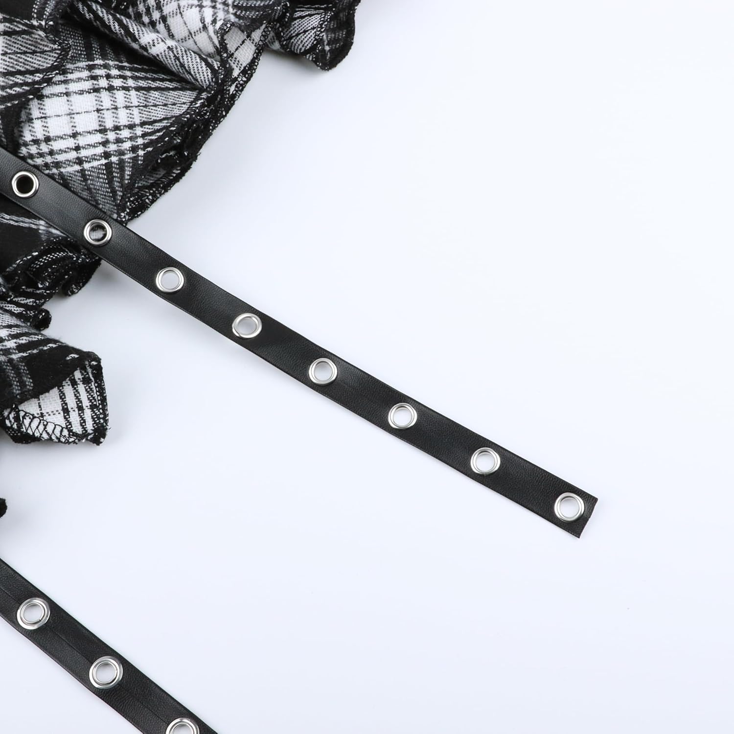 Pleated Skirts for Women Plaid Skirt Punk Goth Y2k Emo Skirt High Waisted A-line Flare Mini Skirts - Image 5