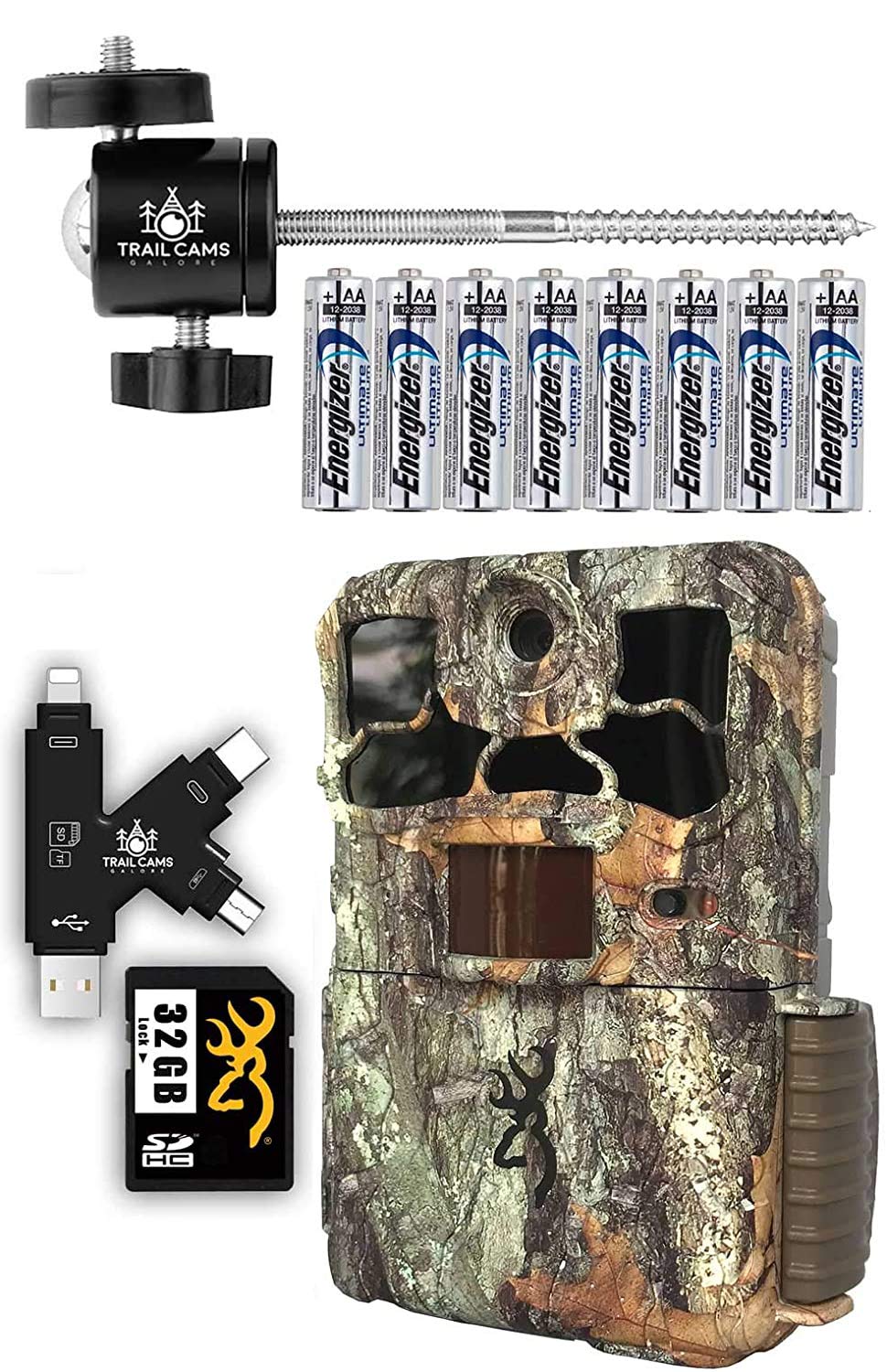 Browning Spec Ops Edge Trail Camera With Batteries Sd Card